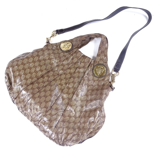 230 - GUCCI - Hobo Histeria bag, cloth with leather interior, and dust bag