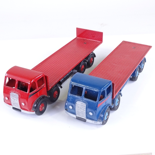 273 - Dinky Supertoys no. 502 Foden Flat Truck, and 503 Foden Flat Truck with Tailboard, both boxed