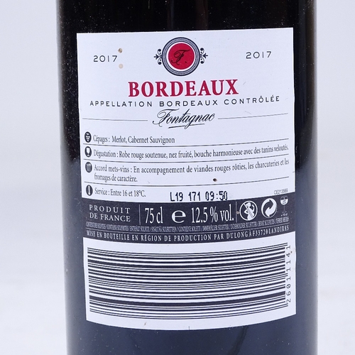 352 - 6 bottles of Bordeaux Fontagnac 2017