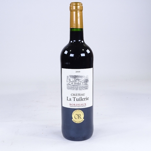 356 - 10 bottles of Chateaux La Tuilerie Bordeaux, 2019 (10)