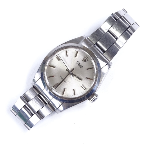 427 - ROLEX - a stainless steel Oyster Precision mechanical wristwatch, ref. 6426, circa 1971, silvered di... 