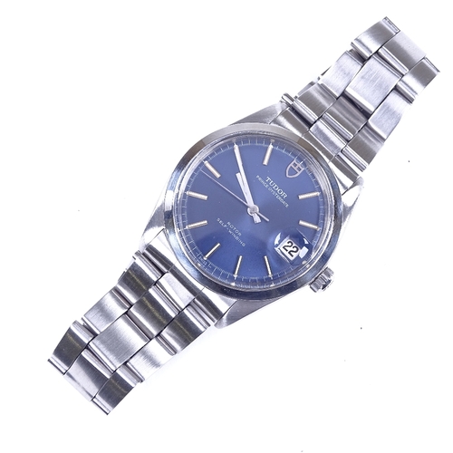 441 - TUDOR - a stainless steel Prince Oysterdate automatic wristwatch, ref. 9050/0, circa 1969, blue dial... 