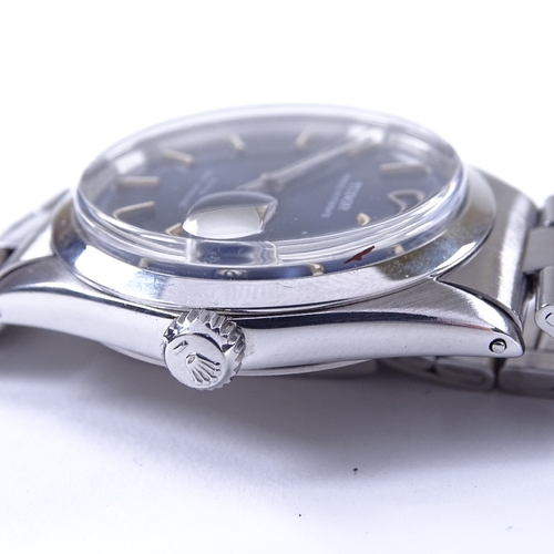 441 - TUDOR - a stainless steel Prince Oysterdate automatic wristwatch, ref. 9050/0, circa 1969, blue dial... 