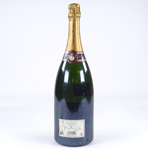 97 - Baroness Margaret Thatcher, a magnum bottle of Laurent-Perrier Brut Champagne, signed in pen by Baro... 