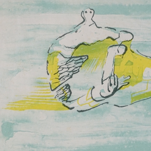 1044 - Henry Moore, proof lithograph, Figures Allongees, 1971, published for XXE Siecle, sheet size 12