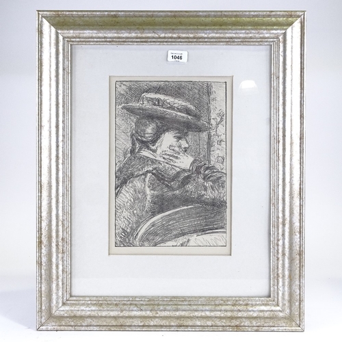 1046 - Walter Richard Sickert (1860 - 1942), original lithograph, The Straw Hat, 1907 Neolith issue, image ... 