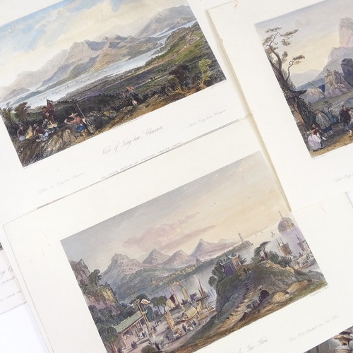 1052 - A collection of 35 hand coloured steel engravings after Thomas Allom, relating to China