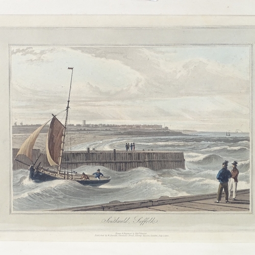 1079 - William Daniell, aquatint, Southwold Suffolk, published 1822, image 6.5