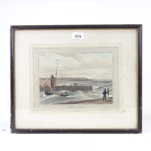 1079 - William Daniell, aquatint, Southwold Suffolk, published 1822, image 6.5