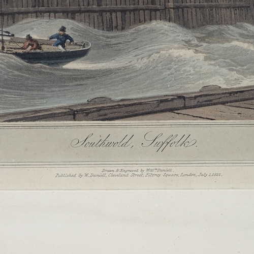 1079 - William Daniell, aquatint, Southwold Suffolk, published 1822, image 6.5