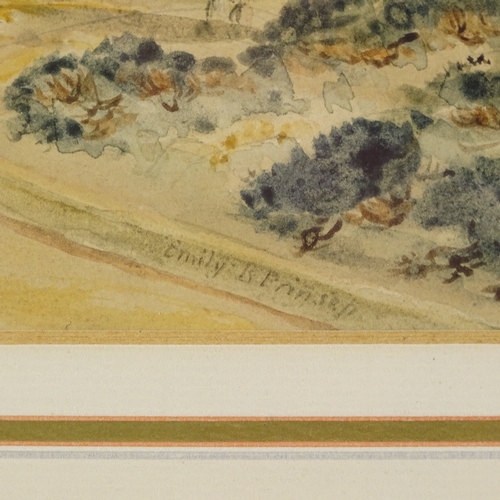 1334 - Emily Rebecca Prinsep, watercolour, terrace Ashgrove 27th August 1834, 6.5