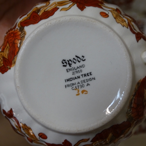 310 - A group of Spode Indian Tree pattern dinner and teaware