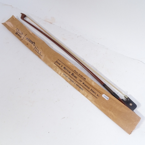 483 - A Vintage cello bow, 67cm