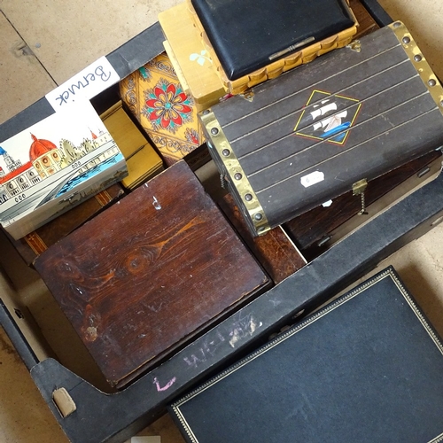 496 - Jewel boxes, musical box etc