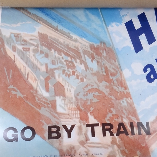 663 - A British Railway advertising poster for Hastings and St Leonards, height 1m