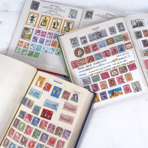 709 - 3 albums of stamps