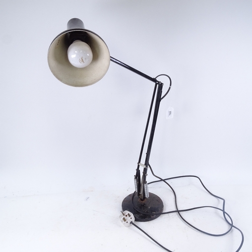 742 - A Vintage black anglepoise desk lamp