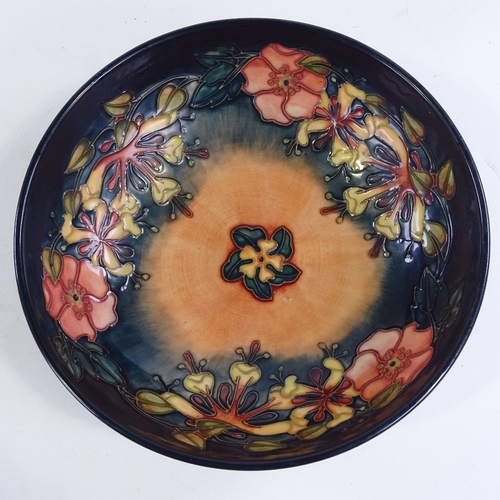 168 - Moorcroft Pottery fruit bowl, 1993, diameter 26cm, height 9cm