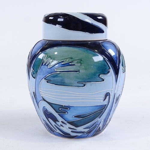 169 - Moorcroft Pottery ginger jar and cover, 2003, height 15.5cm