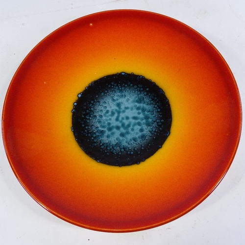 442 - Poole Pottery plate, Neptune, limited edition produced in 2000, diameter 27cm