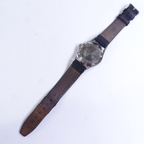 481 - TISSOT - a Vintage stainless steel Bumper automatic wristwatch, ref. 6536-1, champagne dial with Ara... 