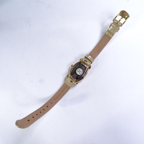 499 - LINKS OF LONDON - a lady's gold plated stainless steel Driver quartz wristwatch, ref. 6010.2159, whi... 