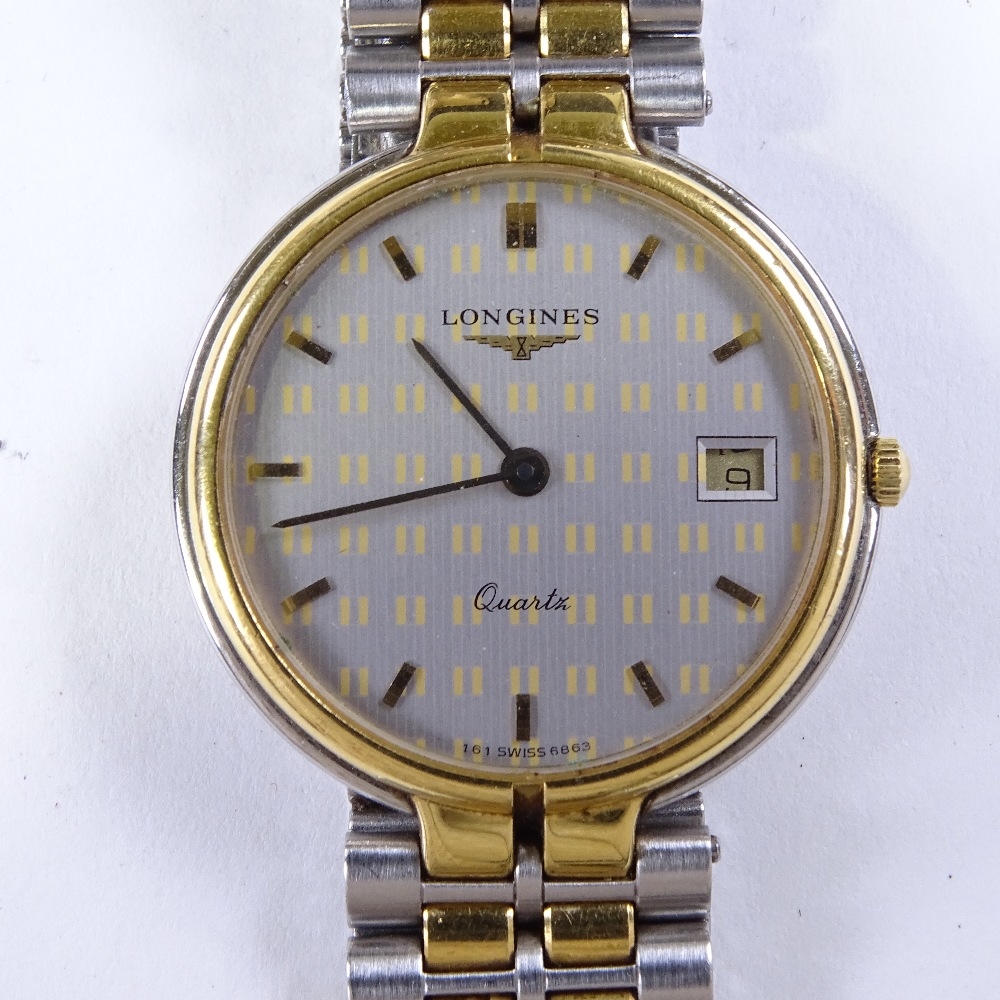 LONGINES a Vintage mid size Flagship quartz wristwatch circa