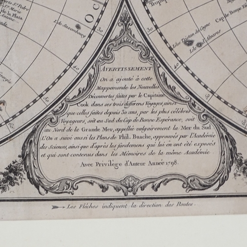 1008 - Mappe Monde by Guillaume Delisle and Philippe Buache, 1798, image 17.5