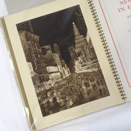 1056 - Anton Schutz, a book containing 24 photogravure etchings, New York, 1939