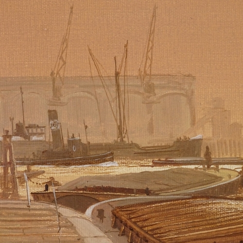 1089 - John Chapman, oil on board, shipping off the Isle of Sheppey, 18