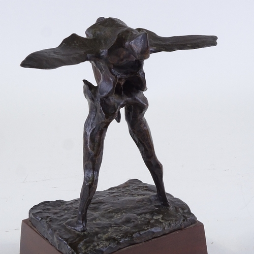 1100 - Michael Ayrton (1921 - 1975), bronze sculpture, Icarus fledged, 1973, no. 3 from an edition of 12, o... 