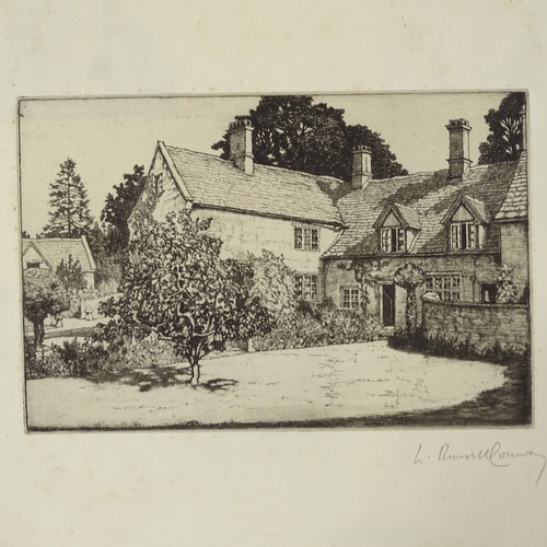 1131 - Folder of etchings and engravings, Battle and East Sussex views