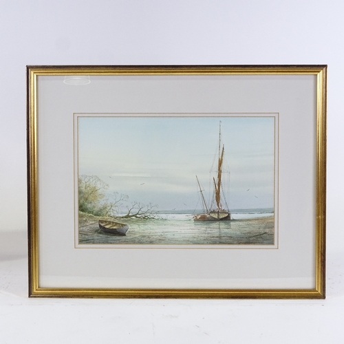 1144 - Alan Whitehead, 2 watercolours, marine scenes, framed (2)