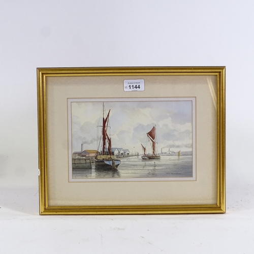 1144 - Alan Whitehead, 2 watercolours, marine scenes, framed (2)