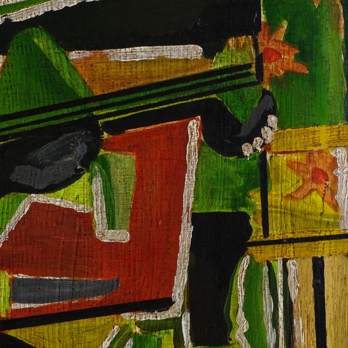 1151 - Modern oil on canvas, abstract still life, 16