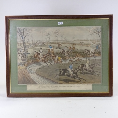 1171 - A set of 4 colour prints, Liverpool Grand Steeplechase 18939, image 18