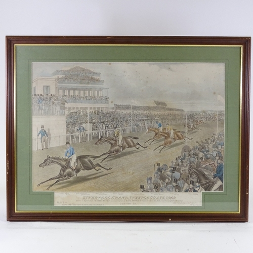 1171 - A set of 4 colour prints, Liverpool Grand Steeplechase 18939, image 18