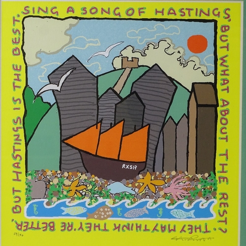 1188 - Stan Rosenthal, 3 prints, Hastings view, 12