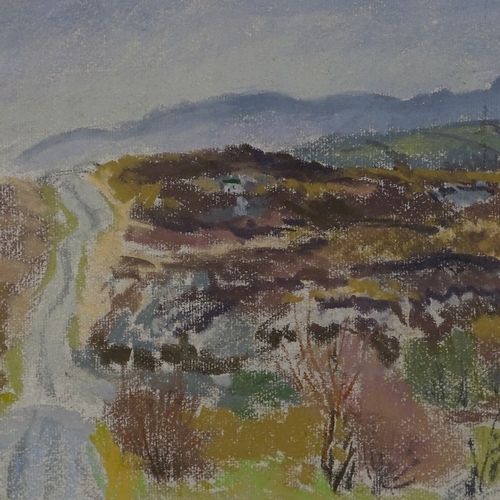 1242 - Mary Armour (1902 - 2000), coloured pastels, Peat Road Maas Donegal, signed and dated 1964, 10