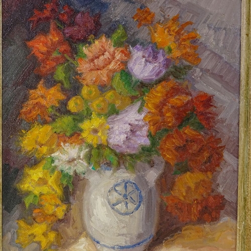 1276 - Oscar Wesemael (born 1893), oil on board, still life, signed, 20