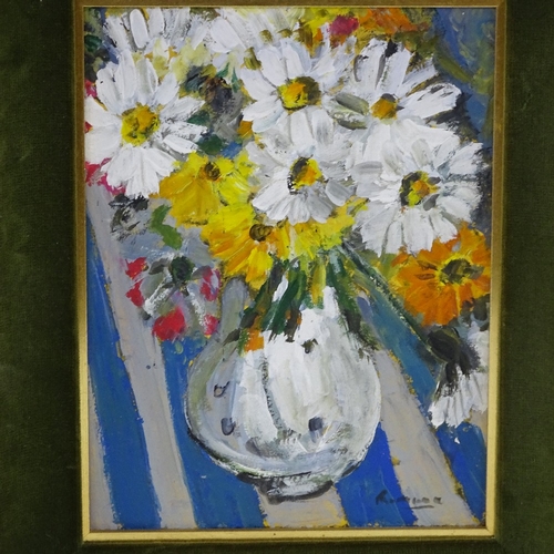 1277 - 20th century British School, pair of acrylics, still life studies, unsigned, 9