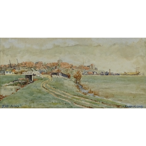 1321 - Arthur Foord-Hughes, watercolour, Rye, 4.5