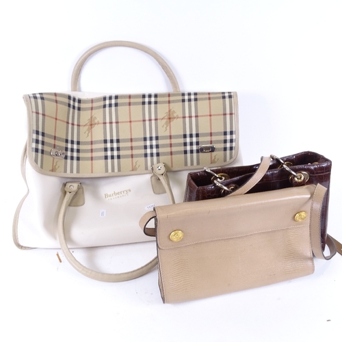 109 - Various luxury bags, including Burberry's Fragrance, Russell & Bromley handbag, and Didier Lamarthe ... 