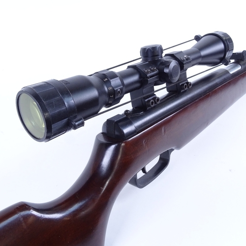 17 - A Vintage SMK XS36-2 calibre 5.5mm air rifle, with Hawke Eclipse 4-12X40 telescopic sight, overall l... 