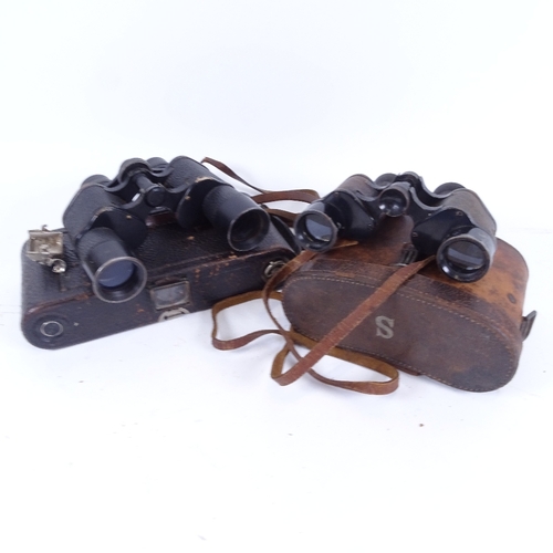 55 - 2 pairs of German binoculars, including Wohler, and Rodenstock, and a Kodak camera (3)