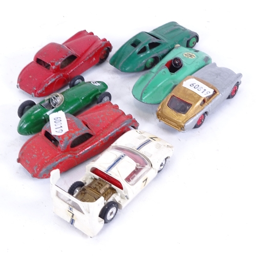 143 - Various Vintage Dinky Toy cars, including Connaught, BRM Formula 1 Grand Prix etc (7)