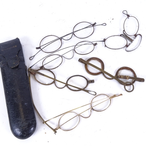 146 - A group of 18th and 19th century spectacles