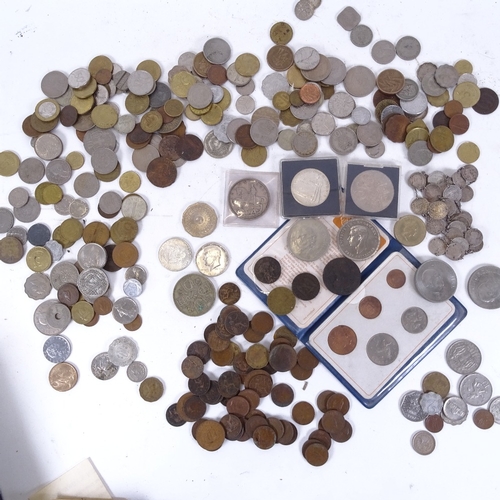 151 - Various British and world coins, including some silver and 1 3rd century AD