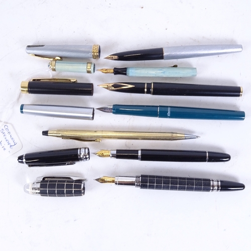 154 - Various pens, including Conway Stewart, Dinkie, Sheaffer, 