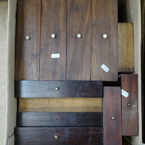 377 - Large quantity of drawers for table-top chests (3 boxes)